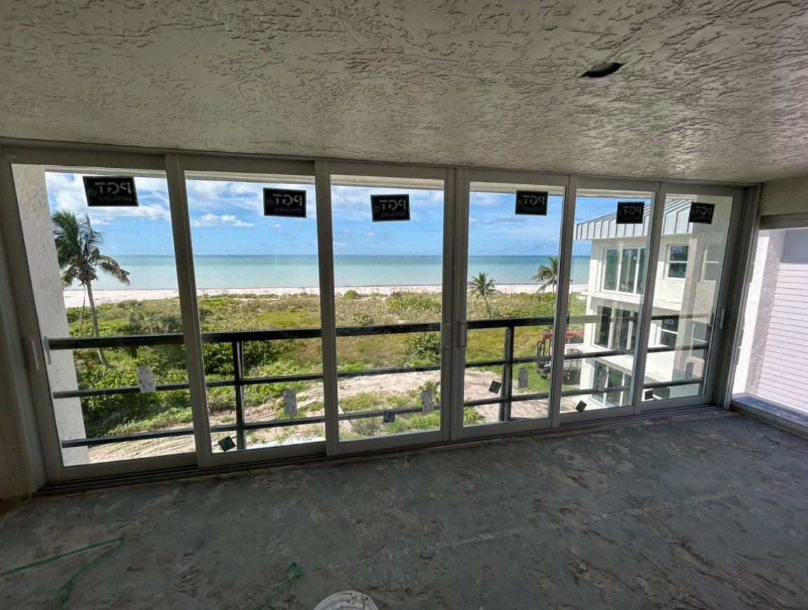 Interior renovation · Gulf views